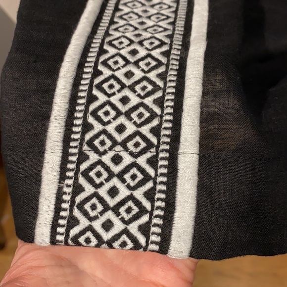 Athleta Oversized Linen Swim Cover Kaftan EUC - Picture 7 of 11